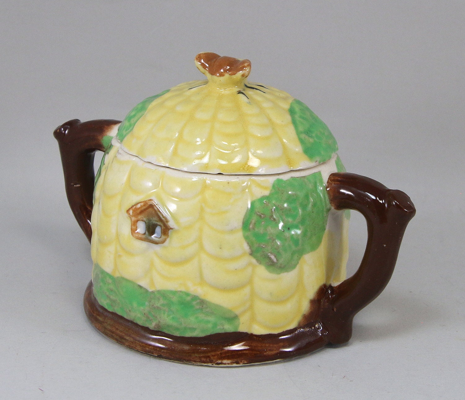 Vintage Honey Bees Hive Cottage Creamer and Sugar Bowl Japan Etsy