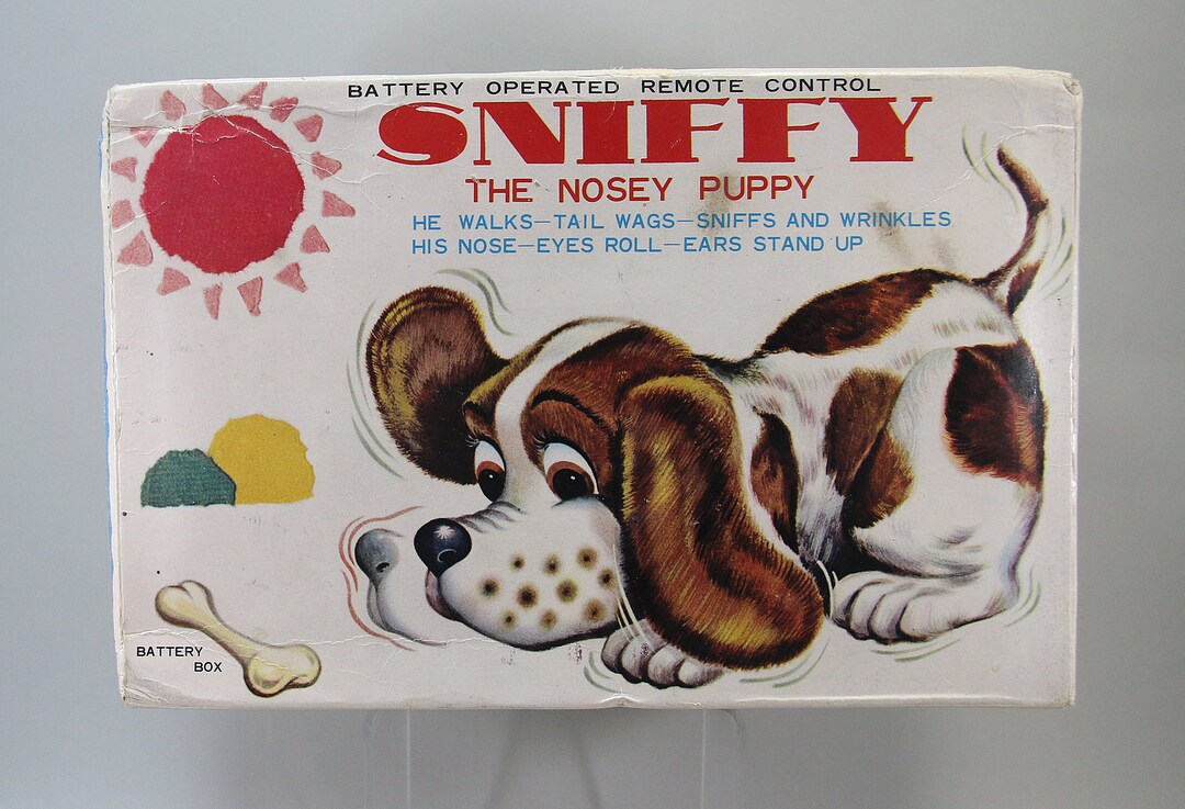 Vintage Mechanical Sniffy the Nosey Puppy, Walking Dog, Japan Gift Battery Operated - Etsy Vintage Mechanical Sniffy the Nosey Puppy, Walking Dog, Japan Gift Battery Operated - Etsy