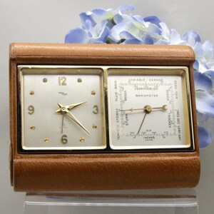 【希少】imhofスイス製　高級ブランドインホフ　15JEWELS 置き時計 Imhof Swiss Clock - Etsy
