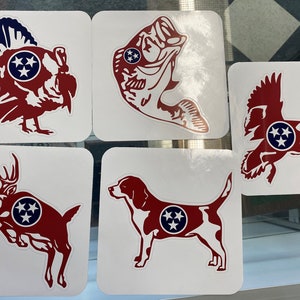 Hunting & Fishing Tri-Star Decals