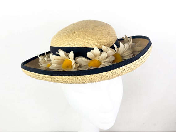 40s Schoolgirl Hat New York Creation Hat Woven Str
