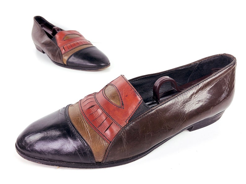 80s Stracam Loafers Italian Shoes Vintage Rainbow Penny Loafers in Orange Gold Black and Brown Made in Italy Mens 8 Mens Dress Shoes 80s Stracam Loafers Italian Shoes Vintage Rainbow Penny Loafers in Orange Gold Black and Brown Made in Italy Mens 8 Mens Dress Shoes
