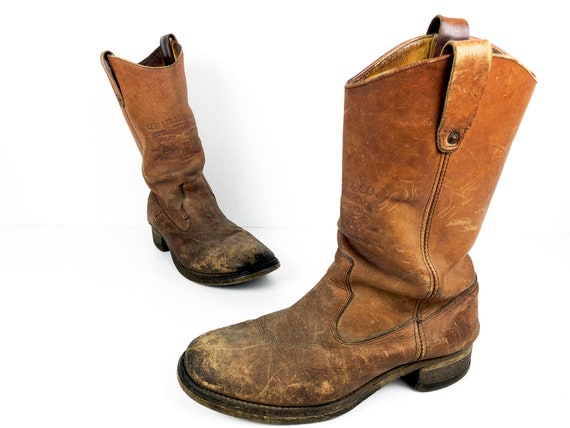 70s Levis Orange Tab Boots Mens 10 Campus Boots -