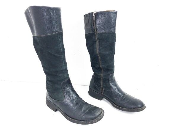 born tall black boots
