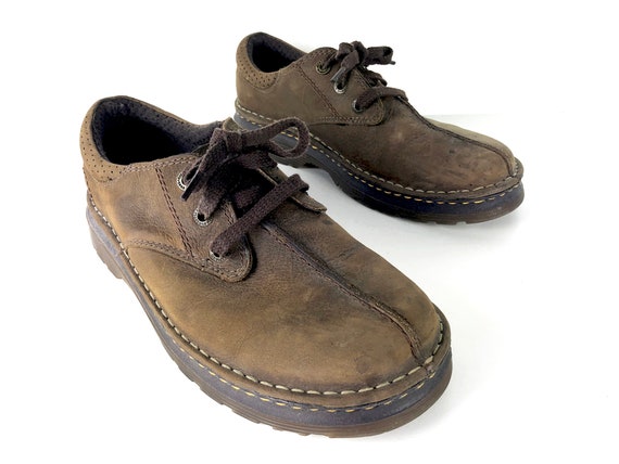 Dr Martens Rough Suede Grunge Oxfords Center-Seam