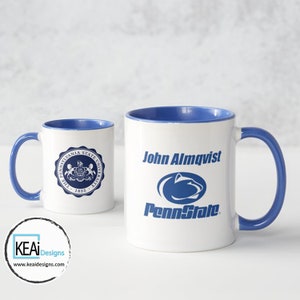 Penn State University // Personalized University Mug // Christmas Gift Mug // Graduation Gift // Coffee Tea Lovers // Mug Gift - KEAiDesigns