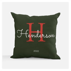 Custom Family Name Throw Pillow // Family Name Throw Pillow // Personalized Throw Pillow // Customize Throw Pillow// Home Gift - KEAiDesigns