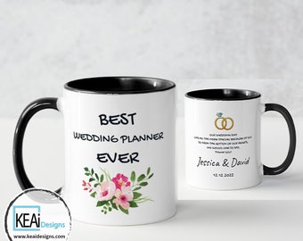 Best Wedding Planner Ever Mug // Wedding Planner Mug Gift // Personalized Wedding Planner Mug // Thank You Wedding Planner Mug - KEAiDesigns