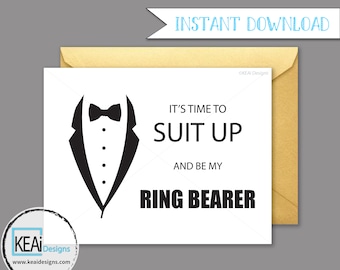 Ring Bearer Proposal for Nephew Scratch off Ring Bearer Card - Etsy
