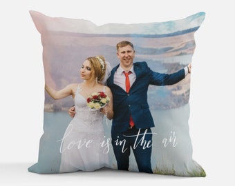 Mr & Mrs Throw Pillow // Custom Couple Picture Throw Pillow // Couple Pillow Wedding Gift // Custom Couple Picture Wedding Gift /KEAiDesigns