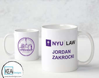 New York University Mug // Personalized University Mug // New York University Graduation Mug // NYU Graduation Gift // Mug - KEAiDesigns