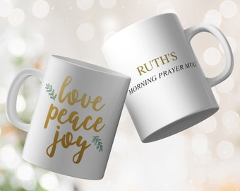 Christmas Mug // Morning Prayer Mug // Fun Christmas Gift // Fun Holiday Mug // Christmas Gift // Coffee Tea Lovers // KEAiDesigns