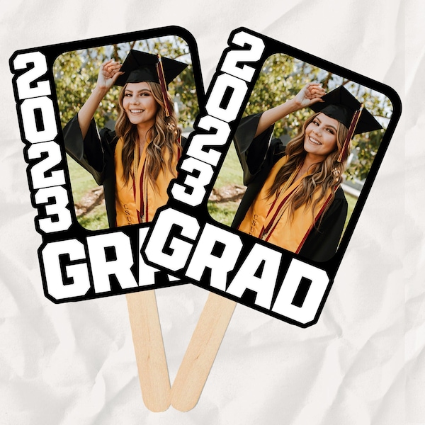 Photoshop Graduation Fan Senior 2023, Class of 2023, Senior Grad PSD, Photoshop Template