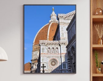 Florence Duomo reisfotografie, kunst aan de muur Italië (digitale download)