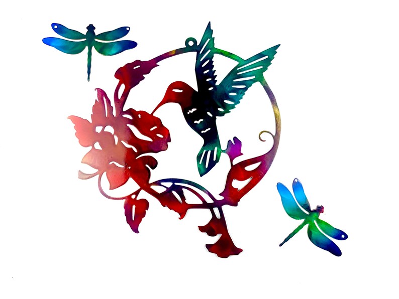 Hummingbird Decor Sign Etsy