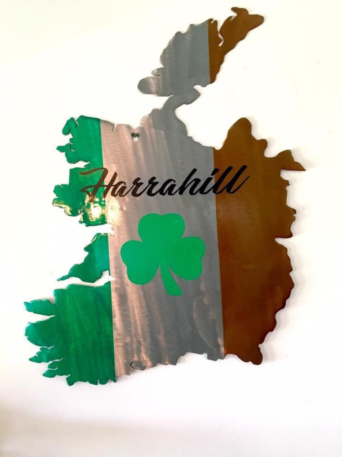 Personalized Irish Gift Metal Ireland Country Flag Irish Etsy
