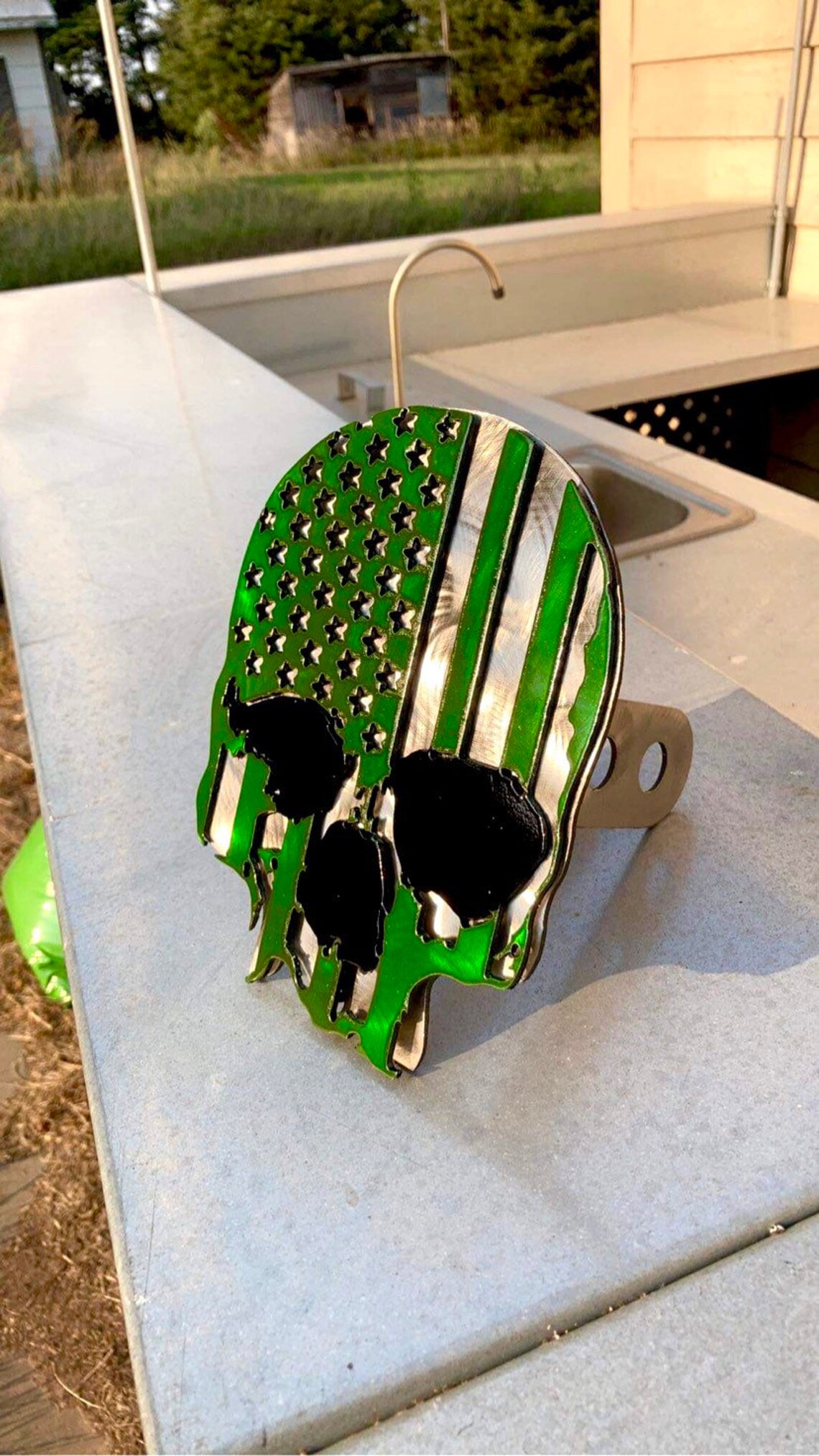 Skull Decor Car Accessories Hitch Cover Gift For Him Truck Etsy