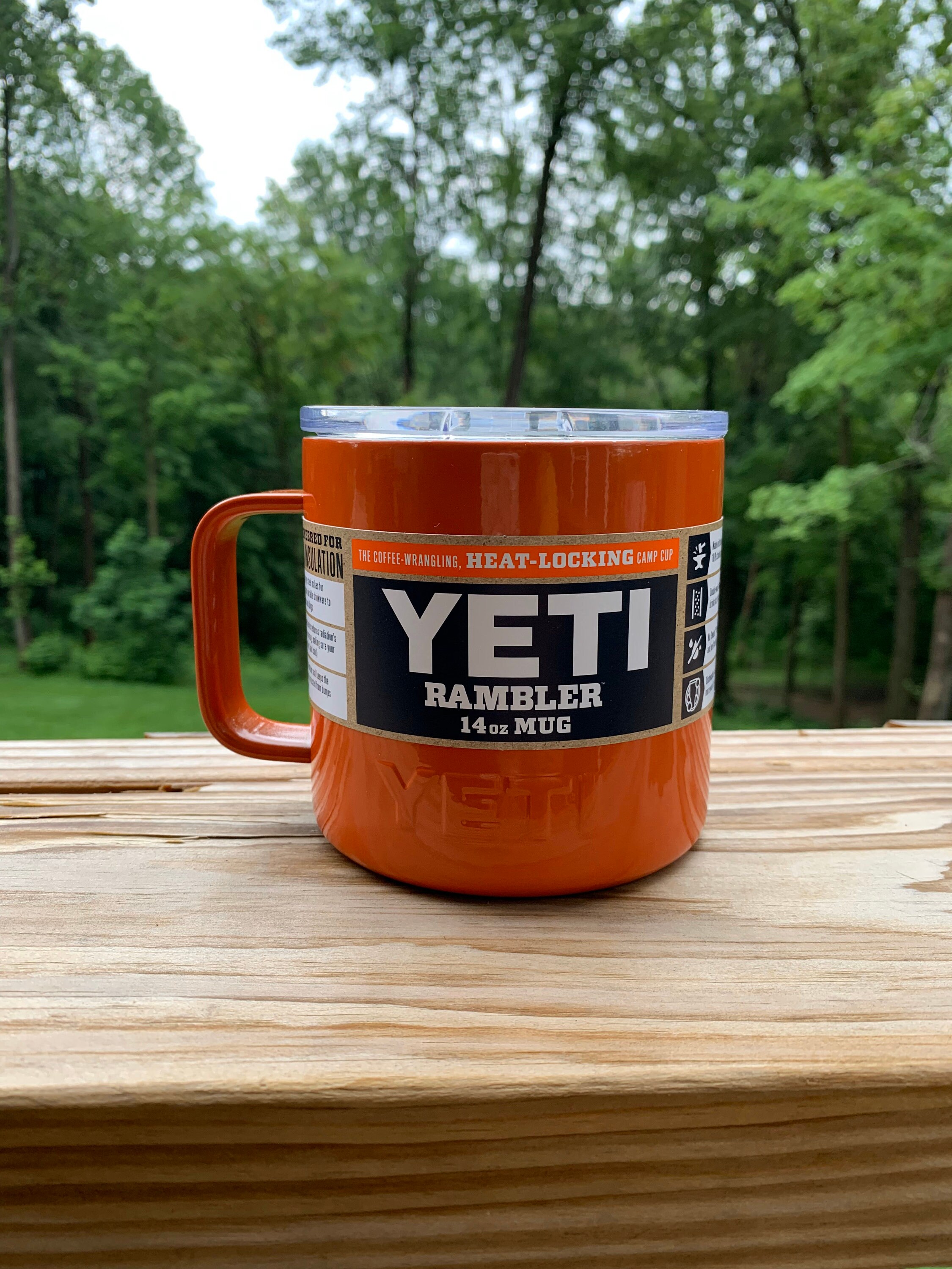 Yeti 20oz 30oz Lowball Colster or Mug with lid Orange or Etsy