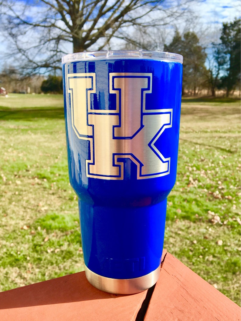 Embedded Kentucky Wildcats Yeti 30oz Powder Coated Tumbler Etsy