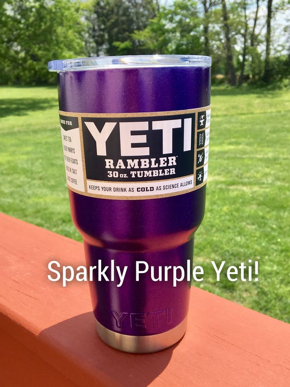 purple yeti 30 oz tumbler