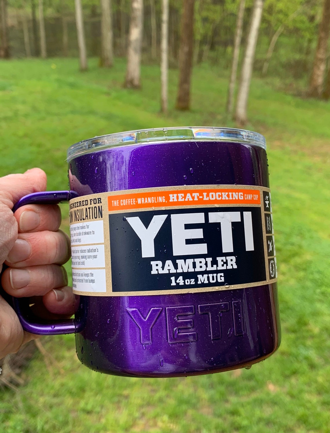 Yeti 20oz 30oz Lowball Colster or Mug with lid Starlight Etsy