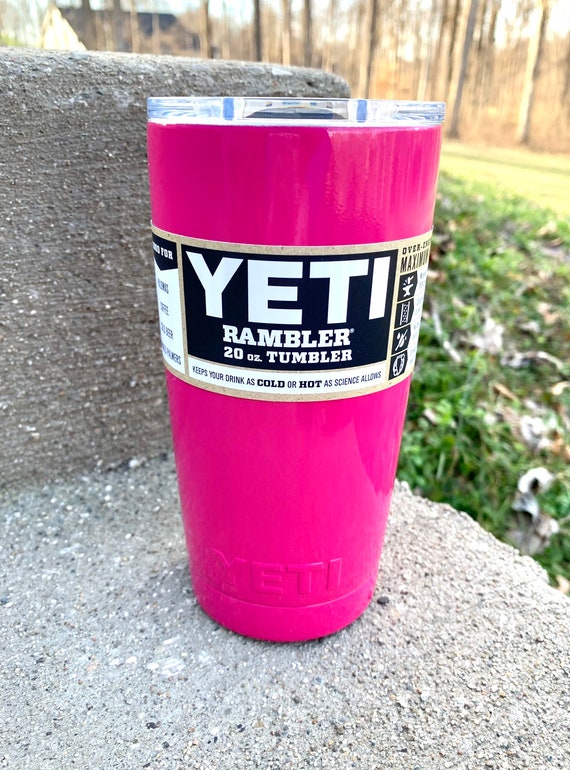 Yeti Oz Powder Coated Rambler With New Spill Proof Lid Pink Etsy Yeti Oz Powder Coated Rambler With New Spill Proof Lid Pink Etsy