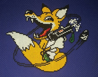 Metal Gear 2 Foxhound cross stitch pattern