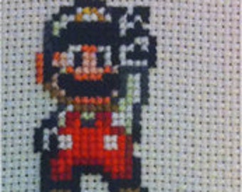 25 Super Mario World Mario and Luigi Sprite Patterns -  in