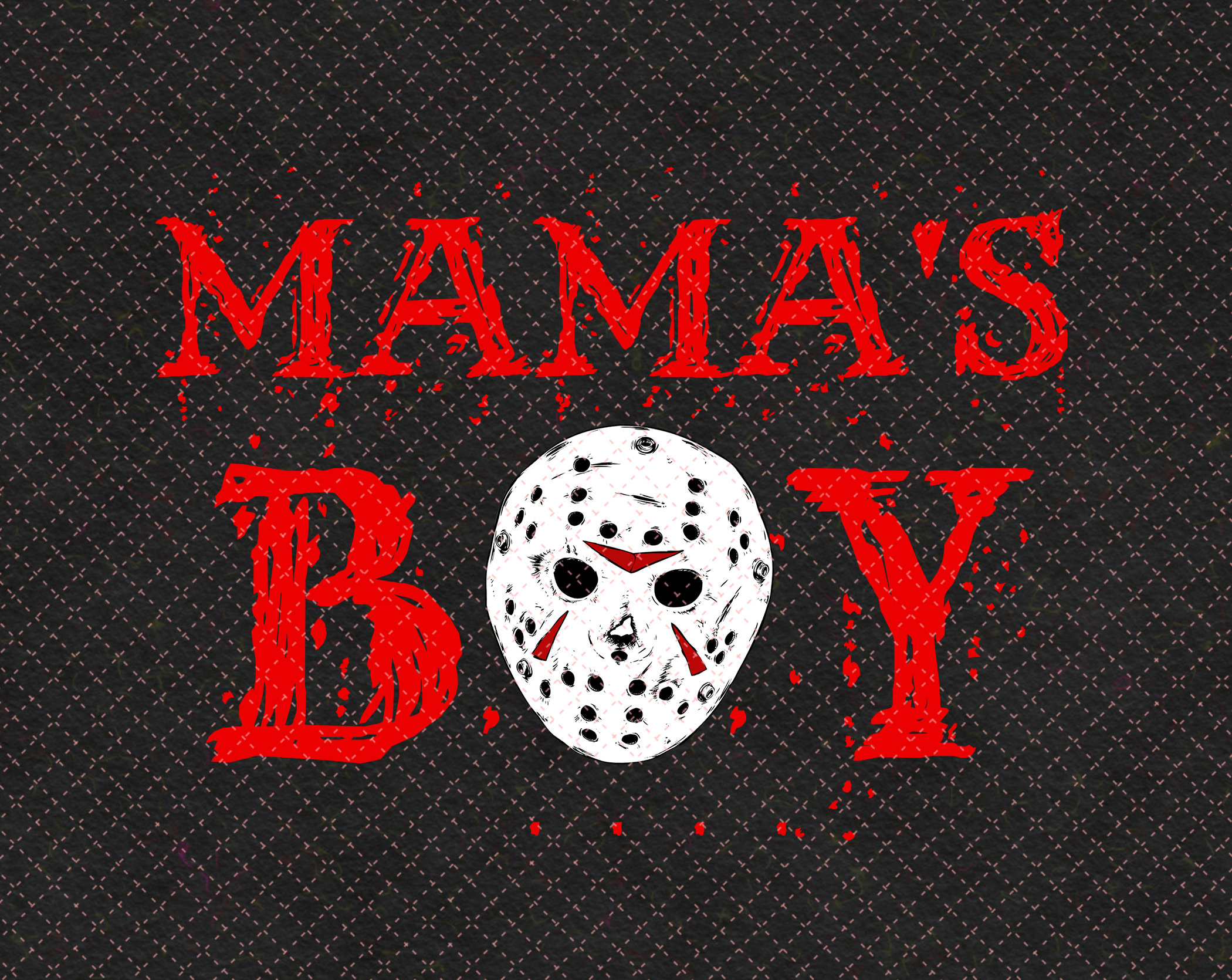 Jason Voorhees Mama's Boy SVG Printable Friday the 13th | Etsy