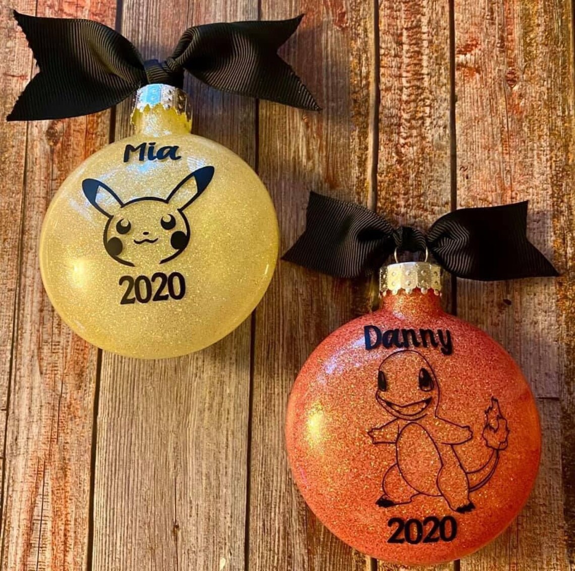 Pokémon Inspired Custom Ornament Pikachu | Etsy