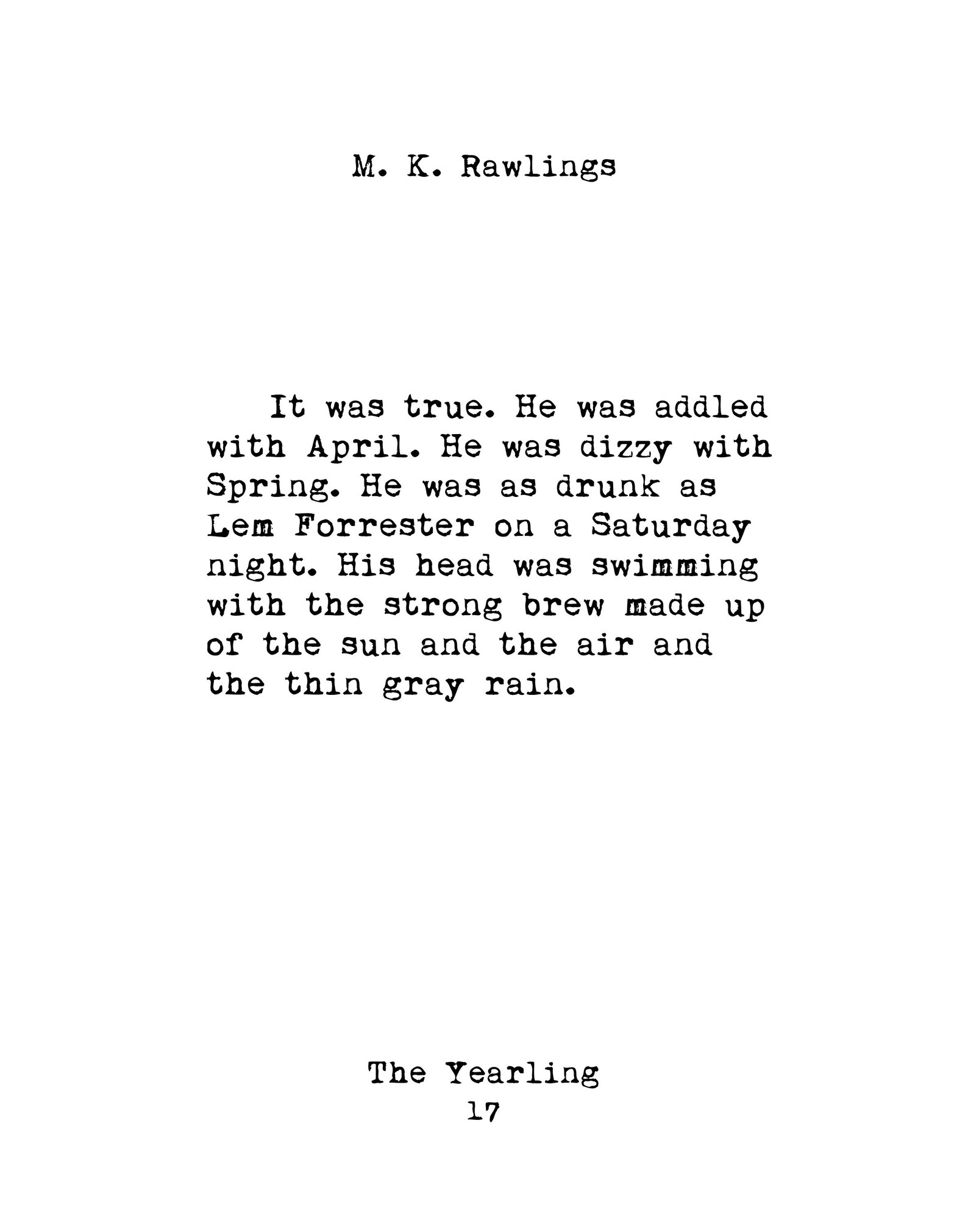 The Yearling Book Quotes Wall Art Inspiring Quotes Etsy