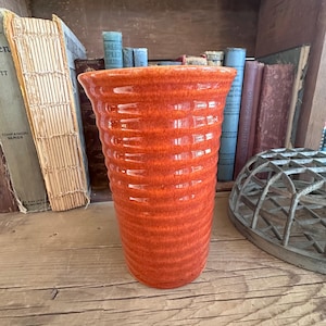 花瓶・フラワースタンド 30's Bauer Pottery Cal-Art Swirl U.S.A. 花瓶・フラワースタンド 30's Bauer Pottery Cal-Art Swirl U.S.A.