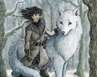 Jon Snow Art Print
