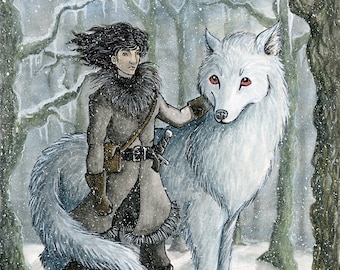 Jon Snow Art Print