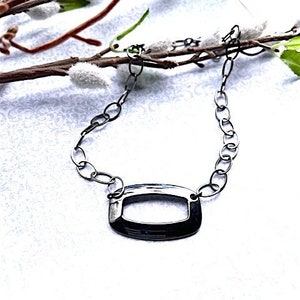 Vintage Black Metal Necklace