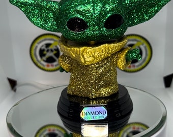 ¡Funko pop personalizado de Grogu de la colección Diamond!