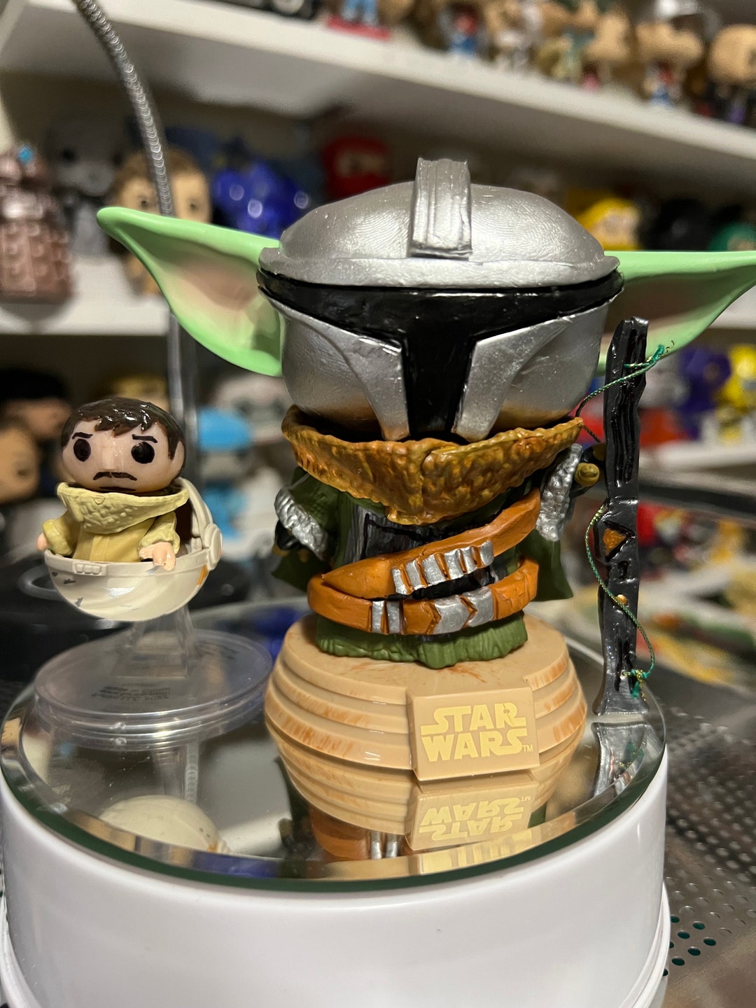 The Grogulorian W/baby Din Djarin Custom Funko Pop Etsy