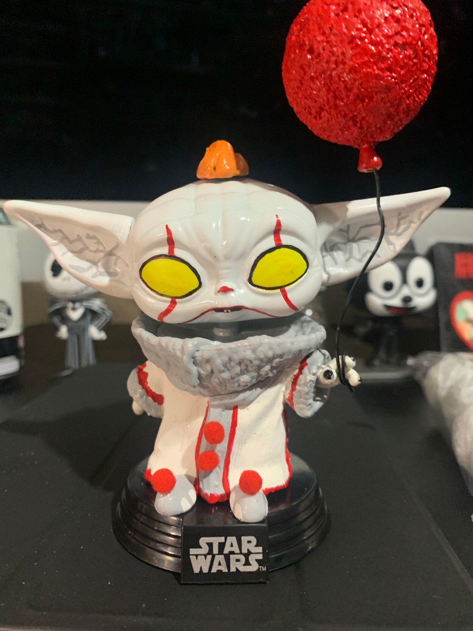 GID Grogu/pennywise Mashup Custom Funko Pop - Etsy