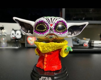 Świecące w ciemności Dziecko / Czaszka z cukru Custom Funko Pop