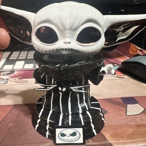 Grogu Skellington (V2) Funko pop personalizado