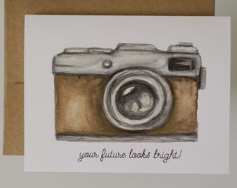 Your Future is Bright Camera Card