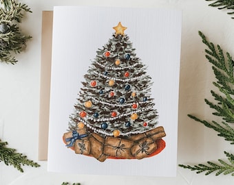 Classic Christmas Tree Card