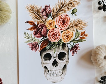 Spooky Skull Bouquet