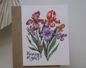 Thinking of You Iris Card