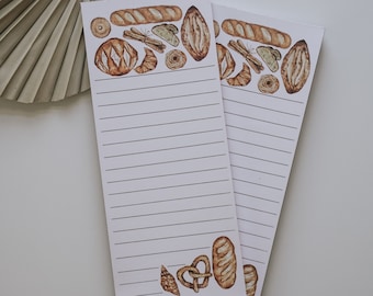 Baked Goods Sourdough Bread Notepad