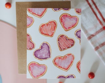 Valentine Cookies Card