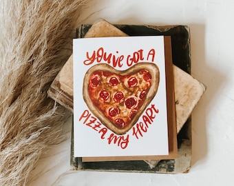 Pizza my Heart Valentine Card