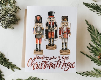 Nutcracker Christmas Magic Card