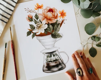 COFFEE + FLOWERS