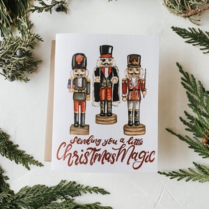 Soldier Cards for Invitations and Birthdays A6 Nutcracker card Nutcracker Ballet Gift Individual Little Drummer Boy Greeting card